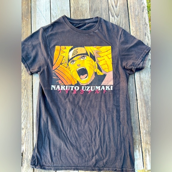 Other - Naruto Black T-shirt- size mens small